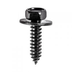 Tap Screw Loose mm Washer Black mmx Hex WF