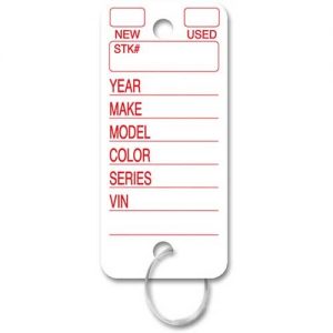 Key Tag With Ring - 250 Pack-BS32348